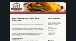 Desktop Screenshot of bellaseraristorante.com